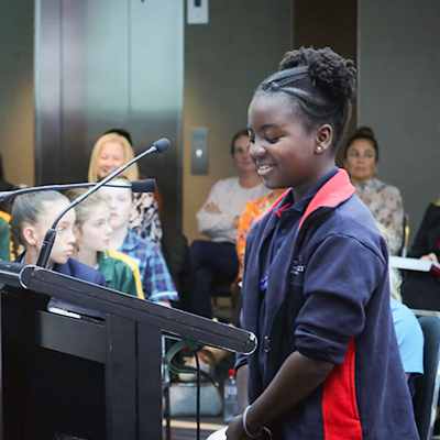 Student at Youth Parliament