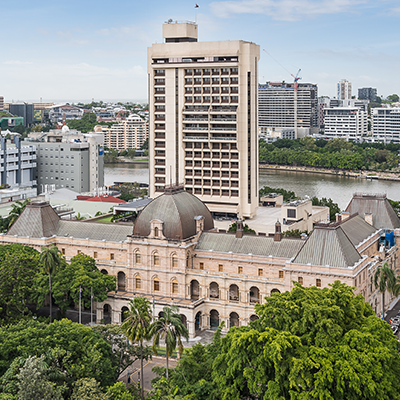 Exterior shot of Parliament House