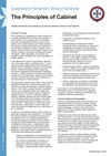 Factsheet 4.1 - The Principles of Cabinet