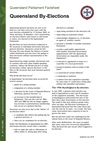 Factsheet 6.1 - Queensland By-Elections