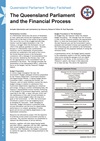 Factsheet 3.11 - The Queensland Parliament and the Financial Process