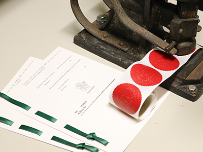 Act of Parliament and Seal